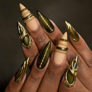 Olive Cat Eye Glam
