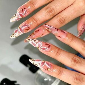Rose Gold Petal Elegance