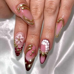 Rose Gold Petal Elegance